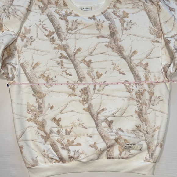 Women's White and Brown Sweatshirt - Picture 4 of 7
